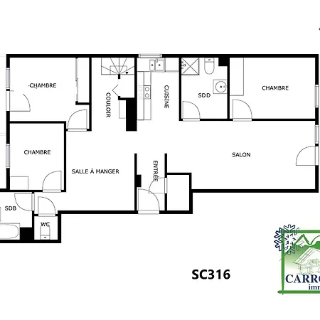 Sc316 - Duplex 8 Pers Centre Des Carroz * Les Carroz d'Araches